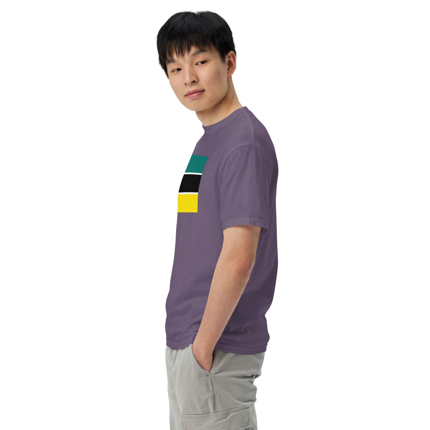 Flag tee representing Morocco in black, 4X large