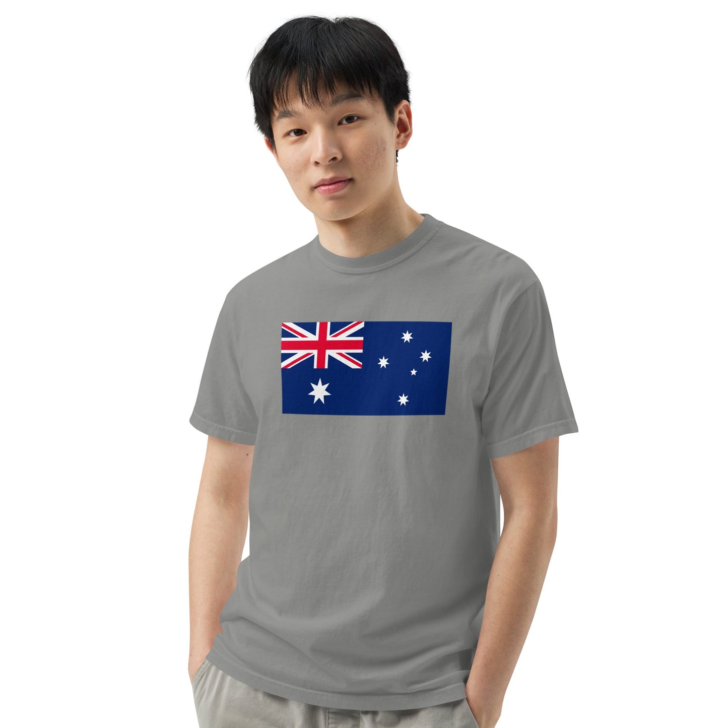Australia flag shirt in navy, size 3X large