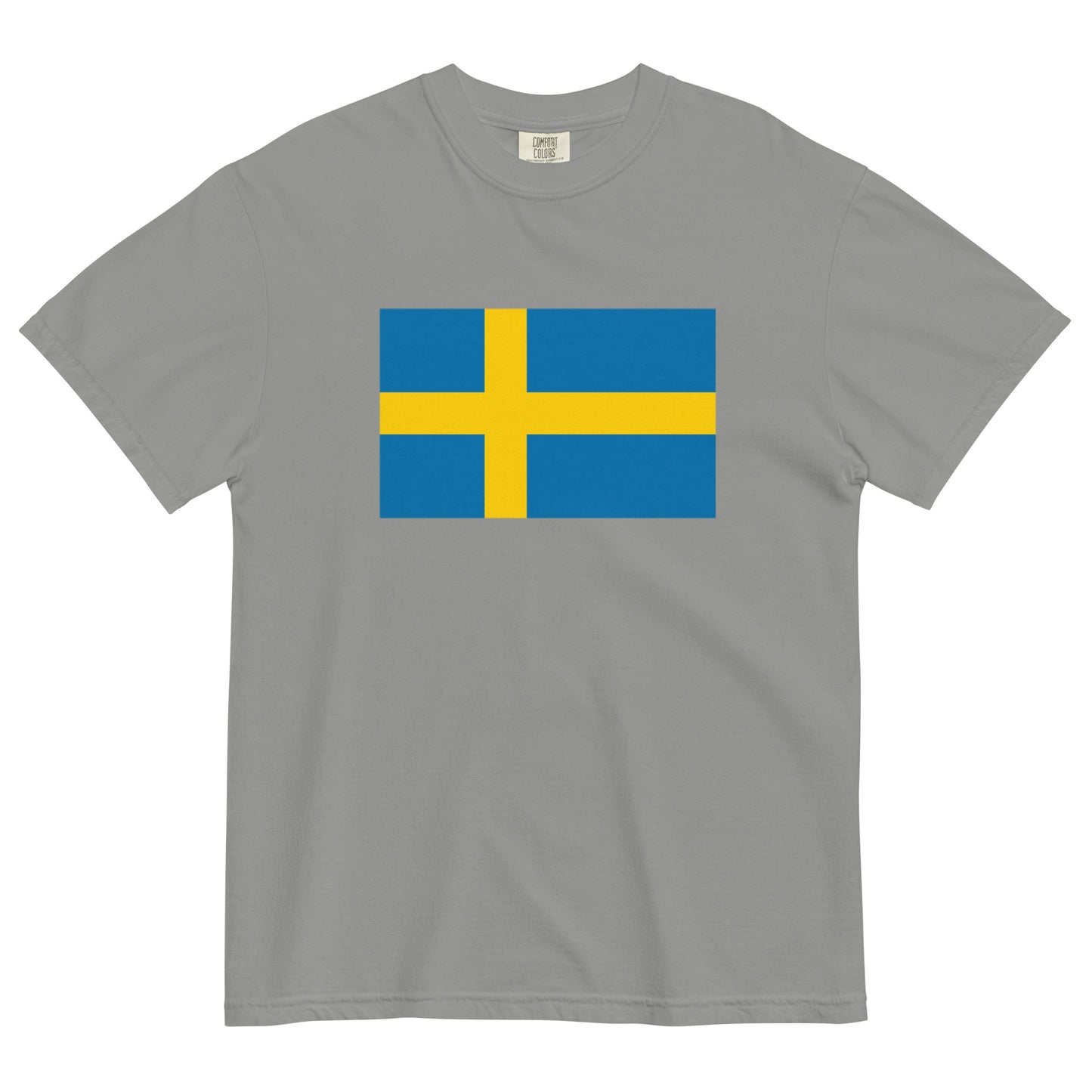 Sweden flag shirt in red, size medium