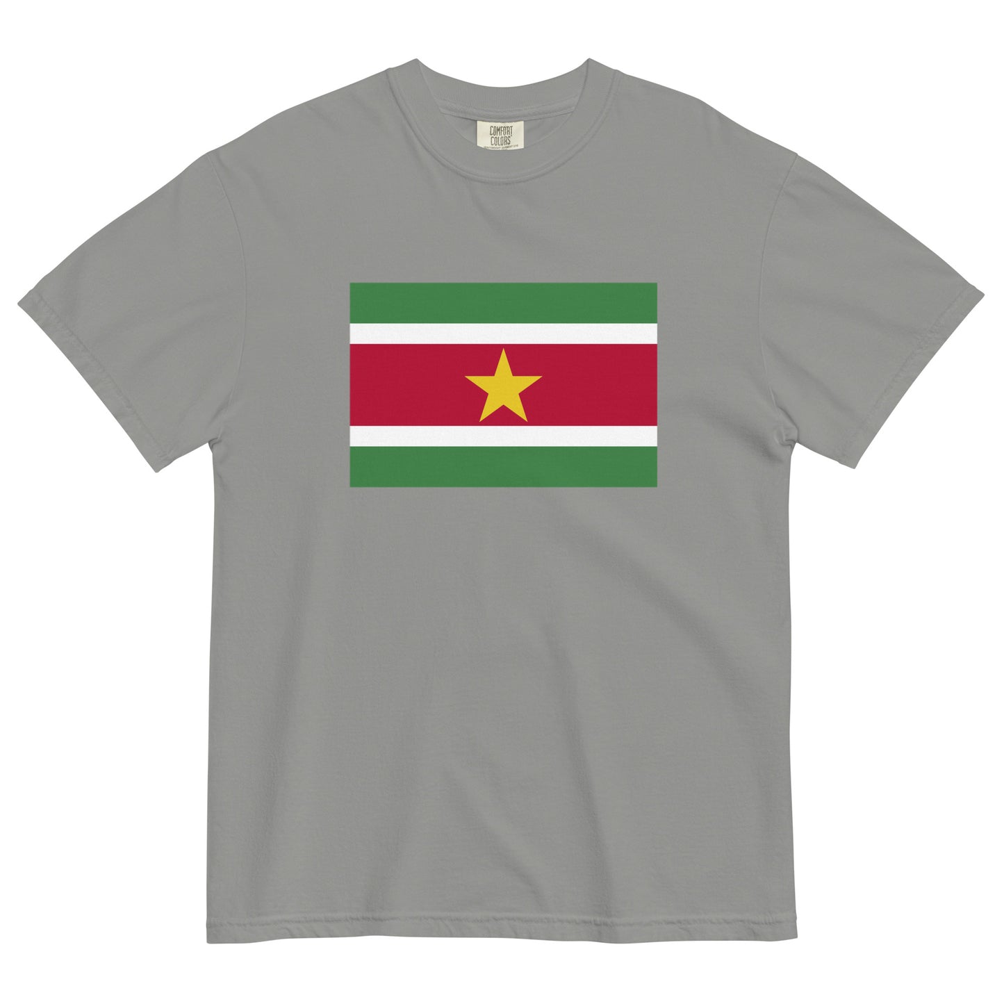 Suriname pride shirt in red – unisex, small