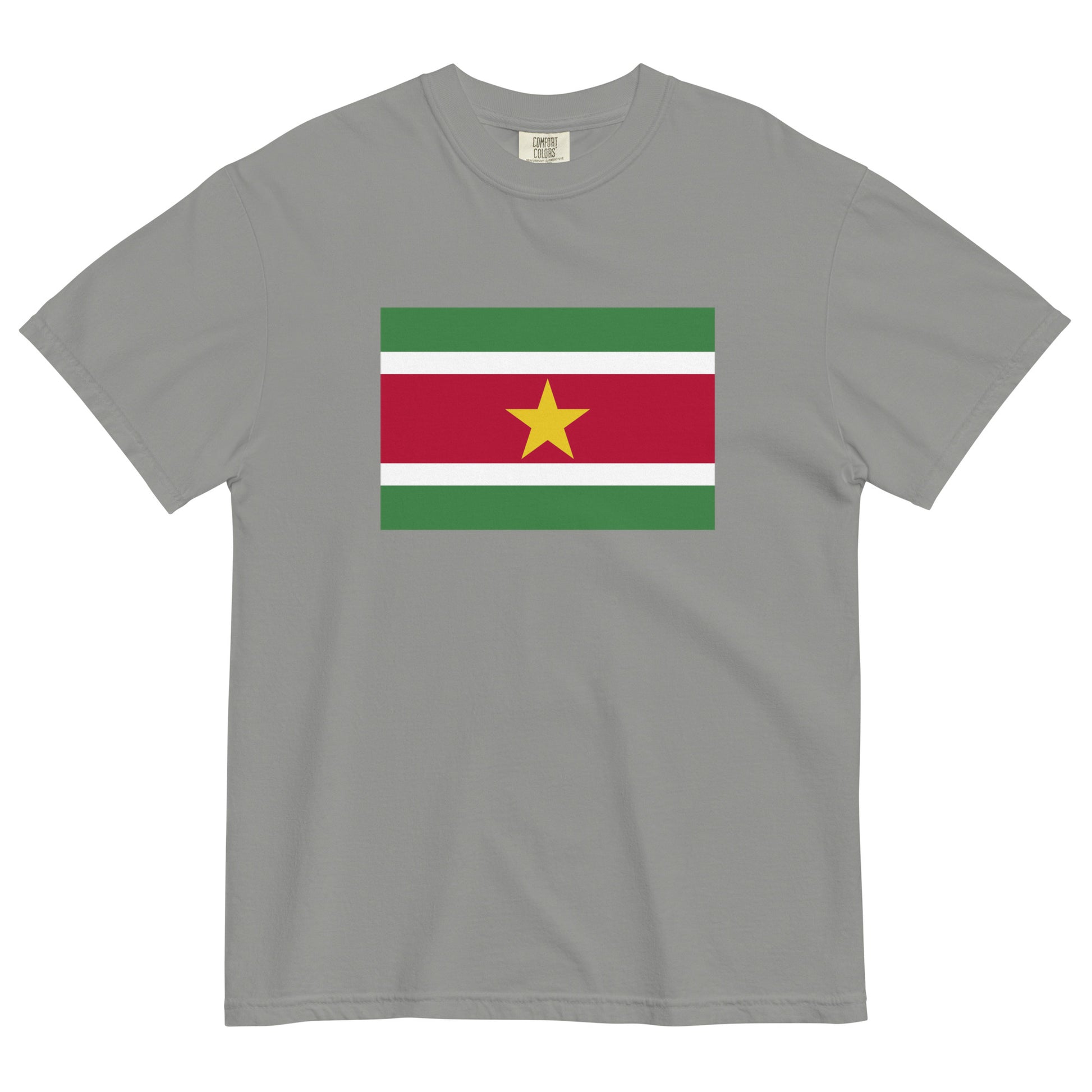 Suriname pride shirt in red – unisex, small
