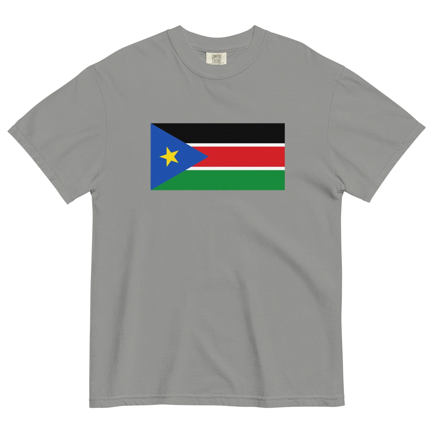 South Sudan heritage shirt, red, size extra large