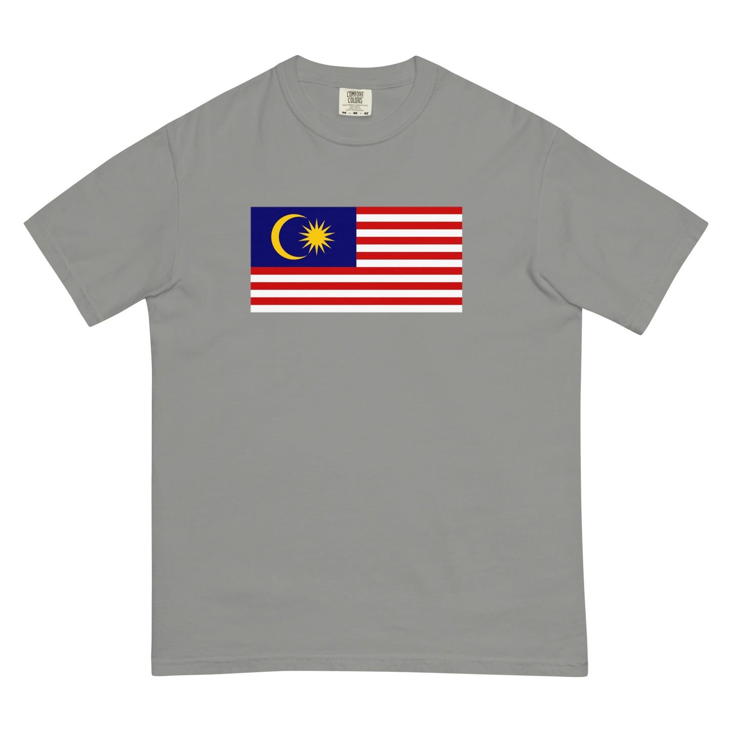brick shirt with Malaysia flag design, extra large