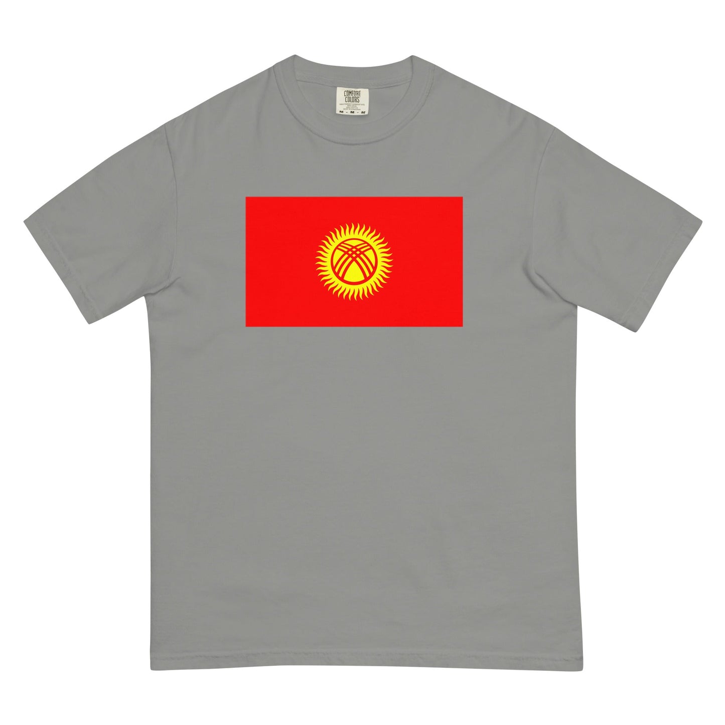 Kyrgyzstan pride shirt in berry – unisex, extra large