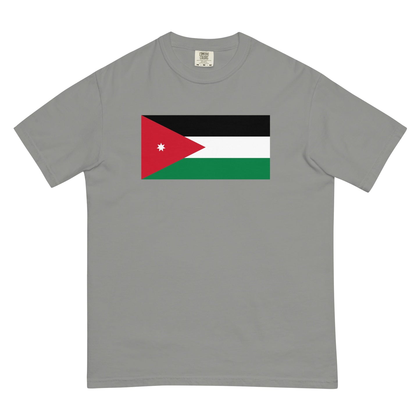 Bold Jordan flag design tee in brick, extra large