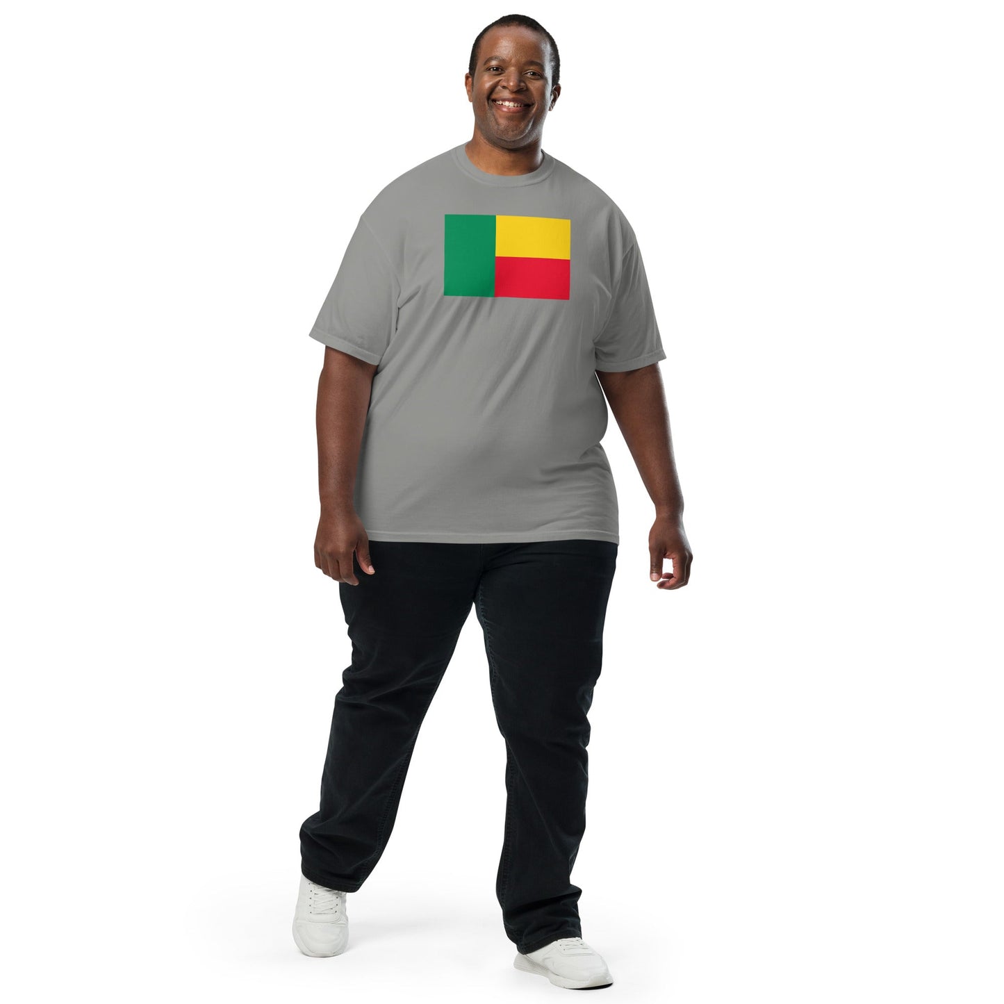 Flag tee representing Benin in true navy, small