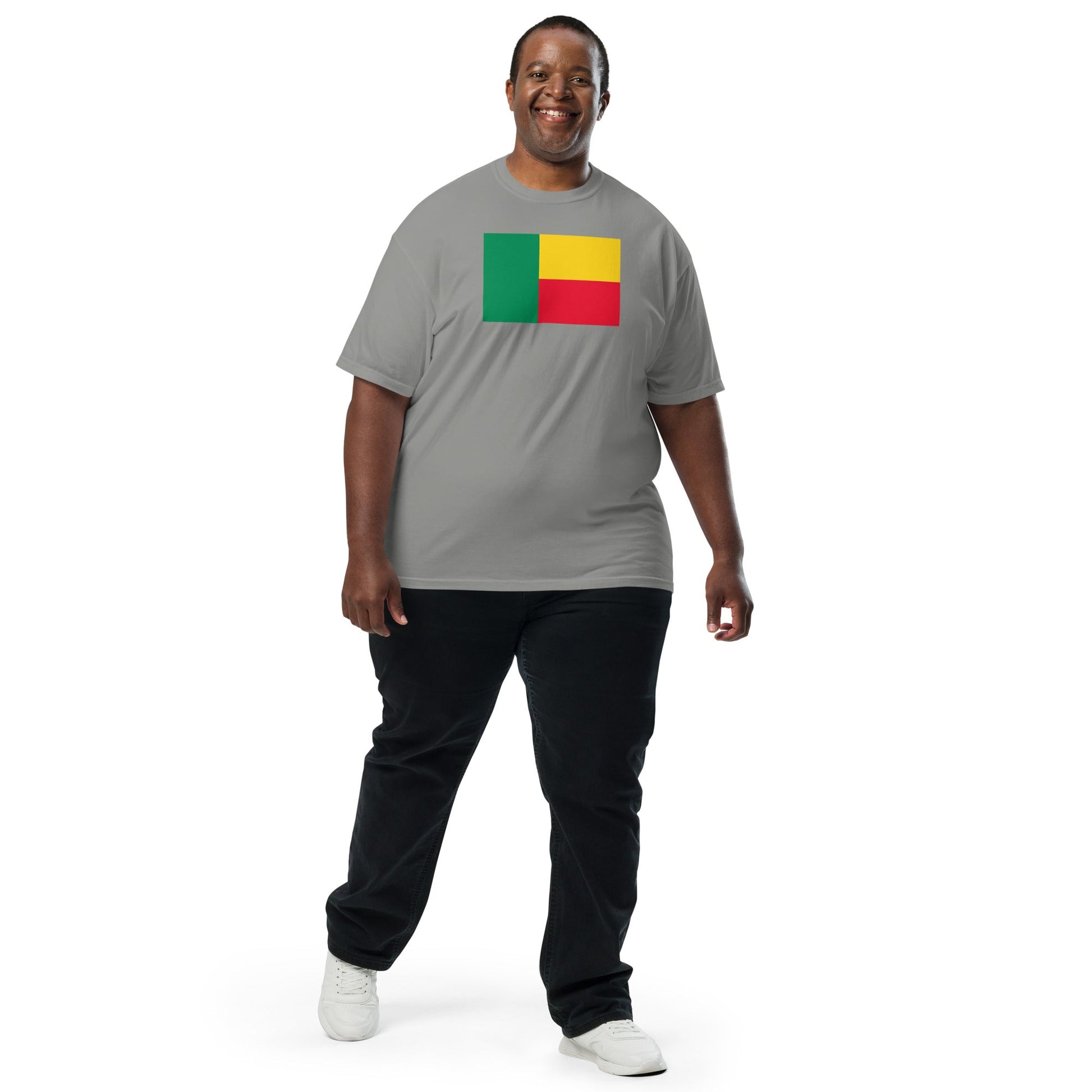 Flag tee representing Benin in true navy, small