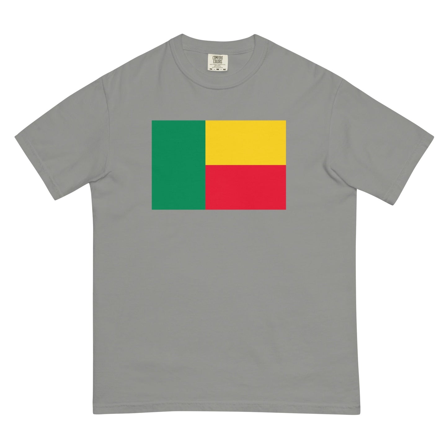 Bold Benin flag design tee in espresso, large