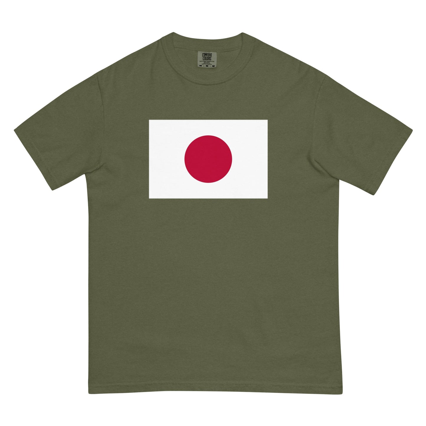 Flag tee representing Japan in true navy, 4X large