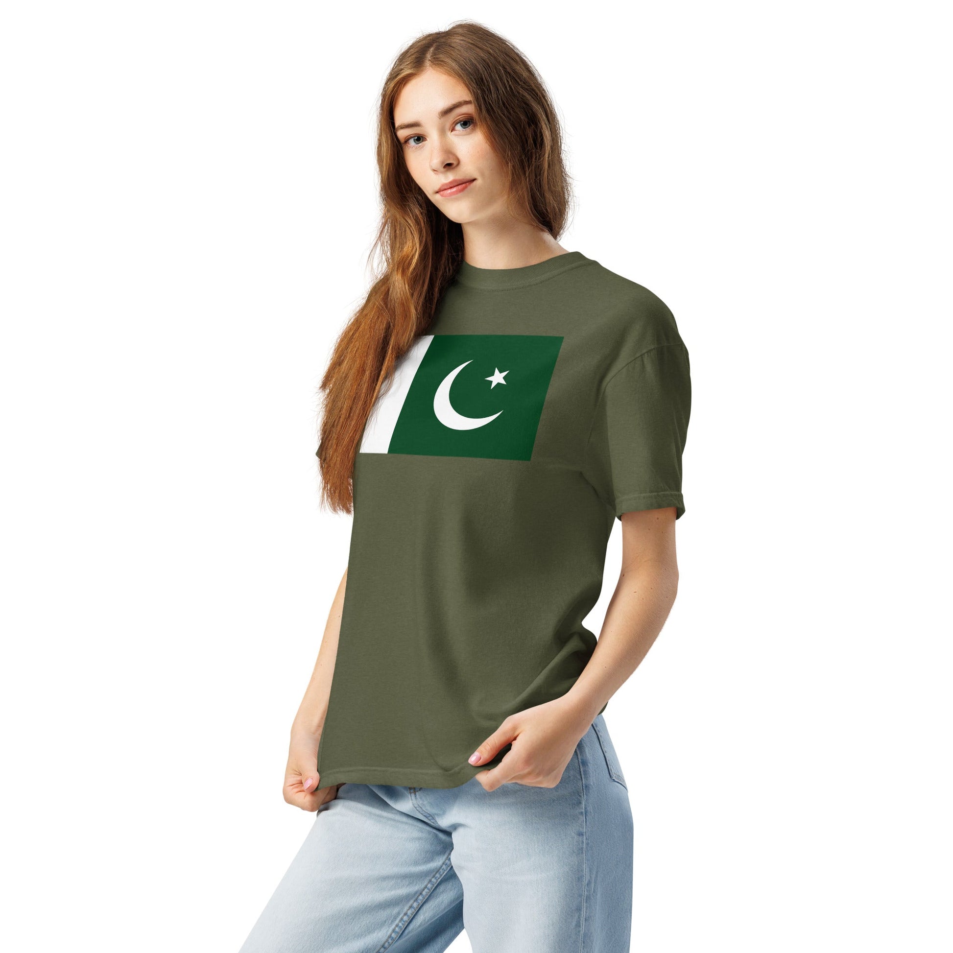Flag tee representing Palau 1 in black, large