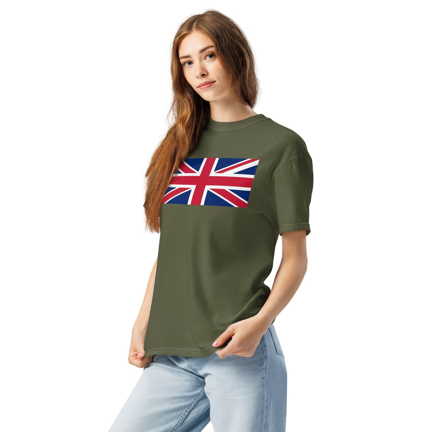 United Kingdom pride shirt in red – unisex, extra large