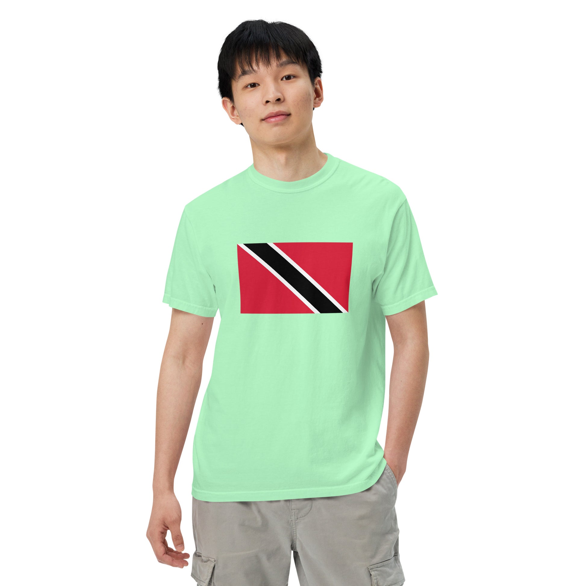 Flag tee representing Trinidad in butter, 4X large