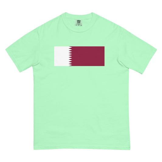 Flat lay of black Flag flag tee, small size