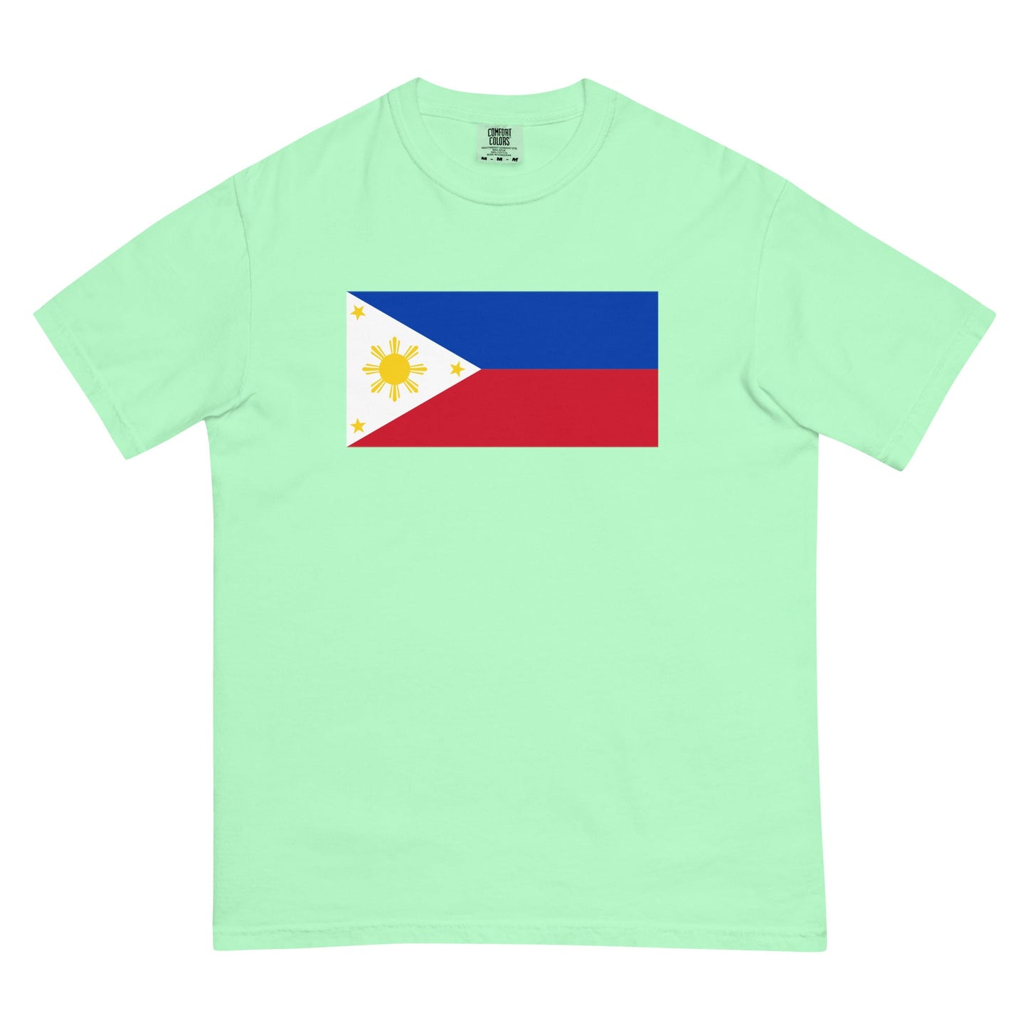 Flag tee representing Philippines in brick, small