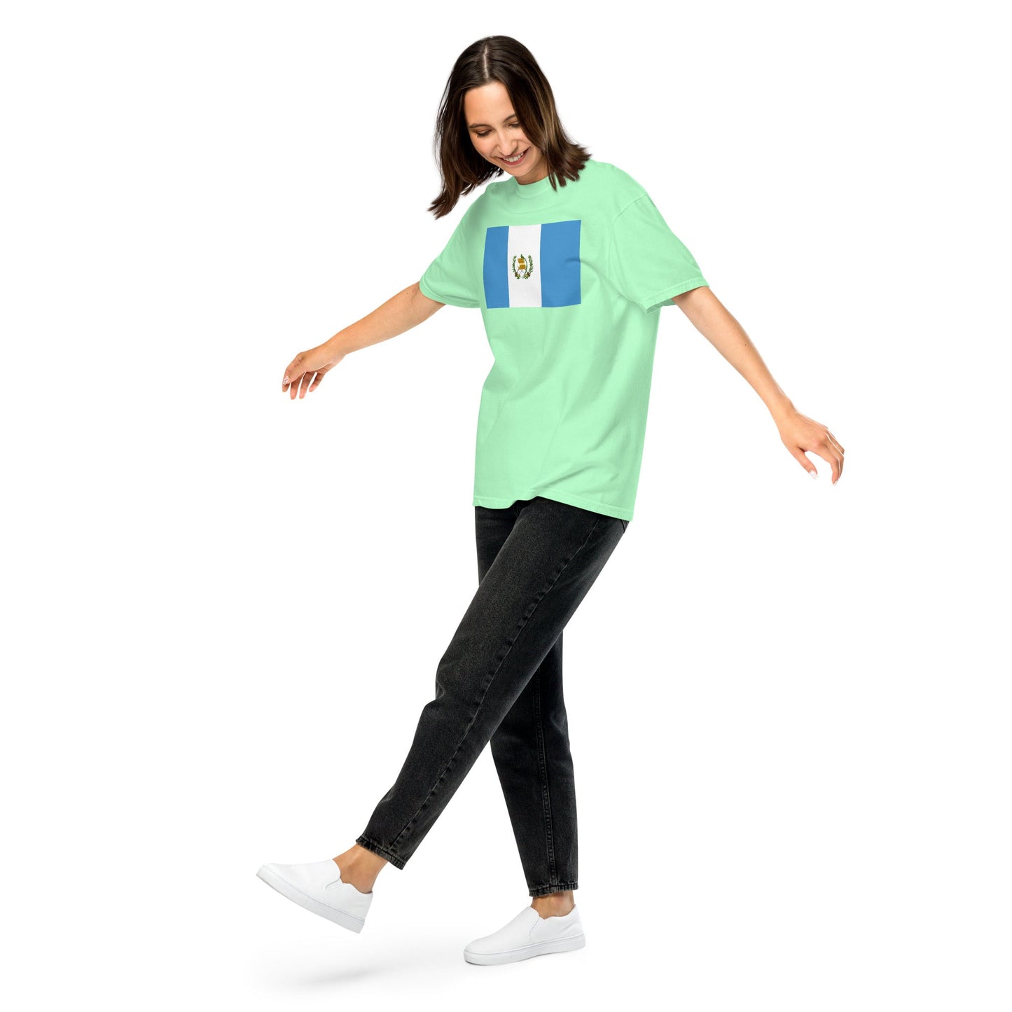 Guatemala pride shirt in true navy – unisex, small