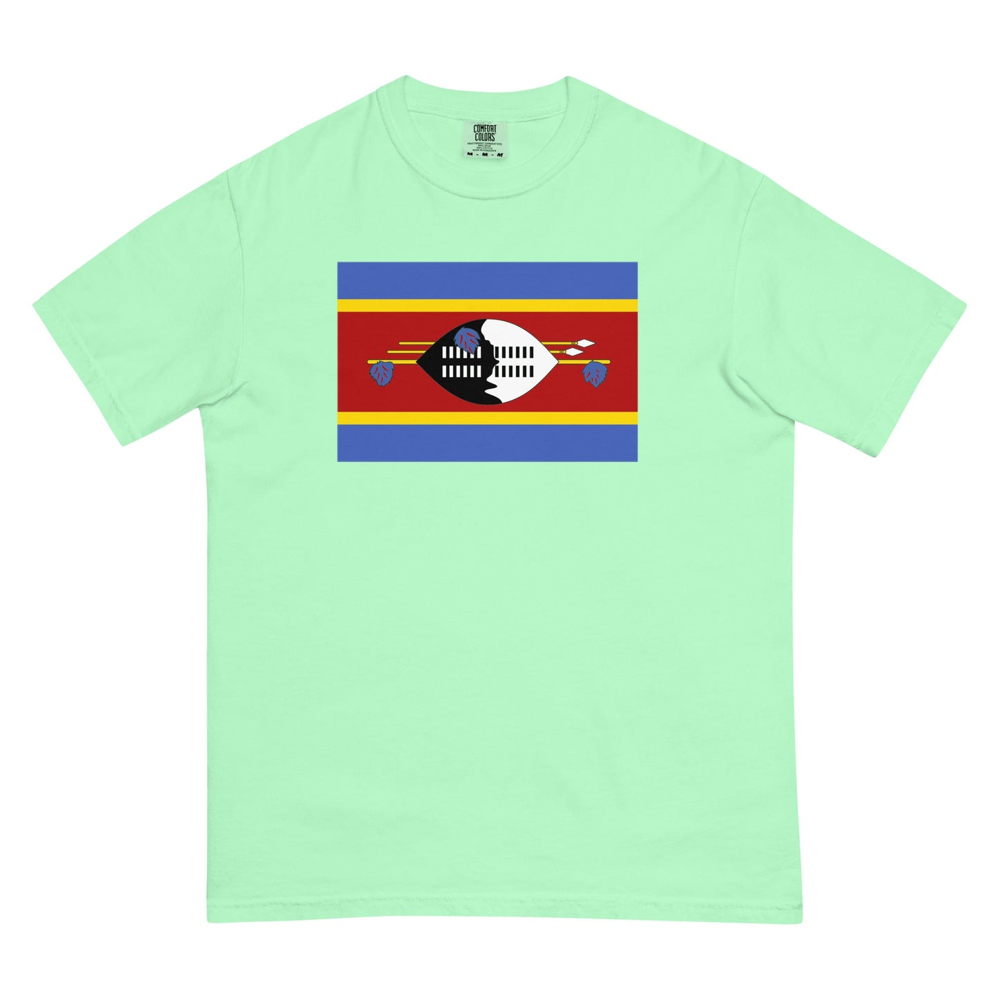 Eswatini Formerly Swaziland heritage shirt, espresso, size extra large