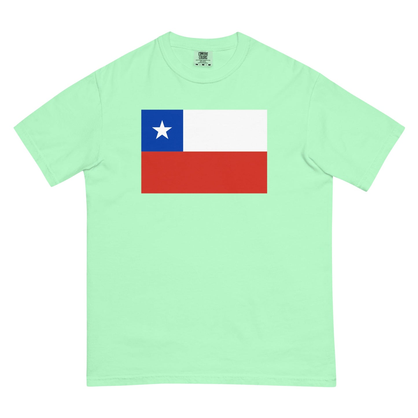 Flag tee representing Chile in espresso, 4X large
