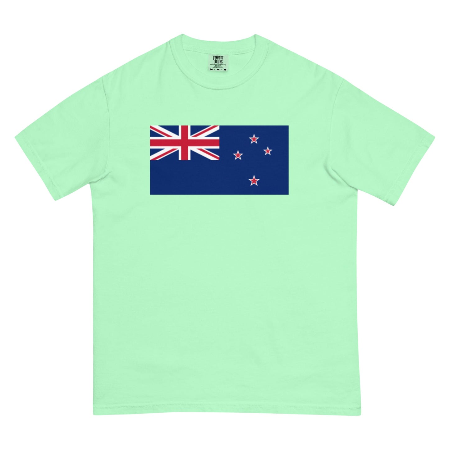 New Zealand 1 flag shirt in yam, size 2X large