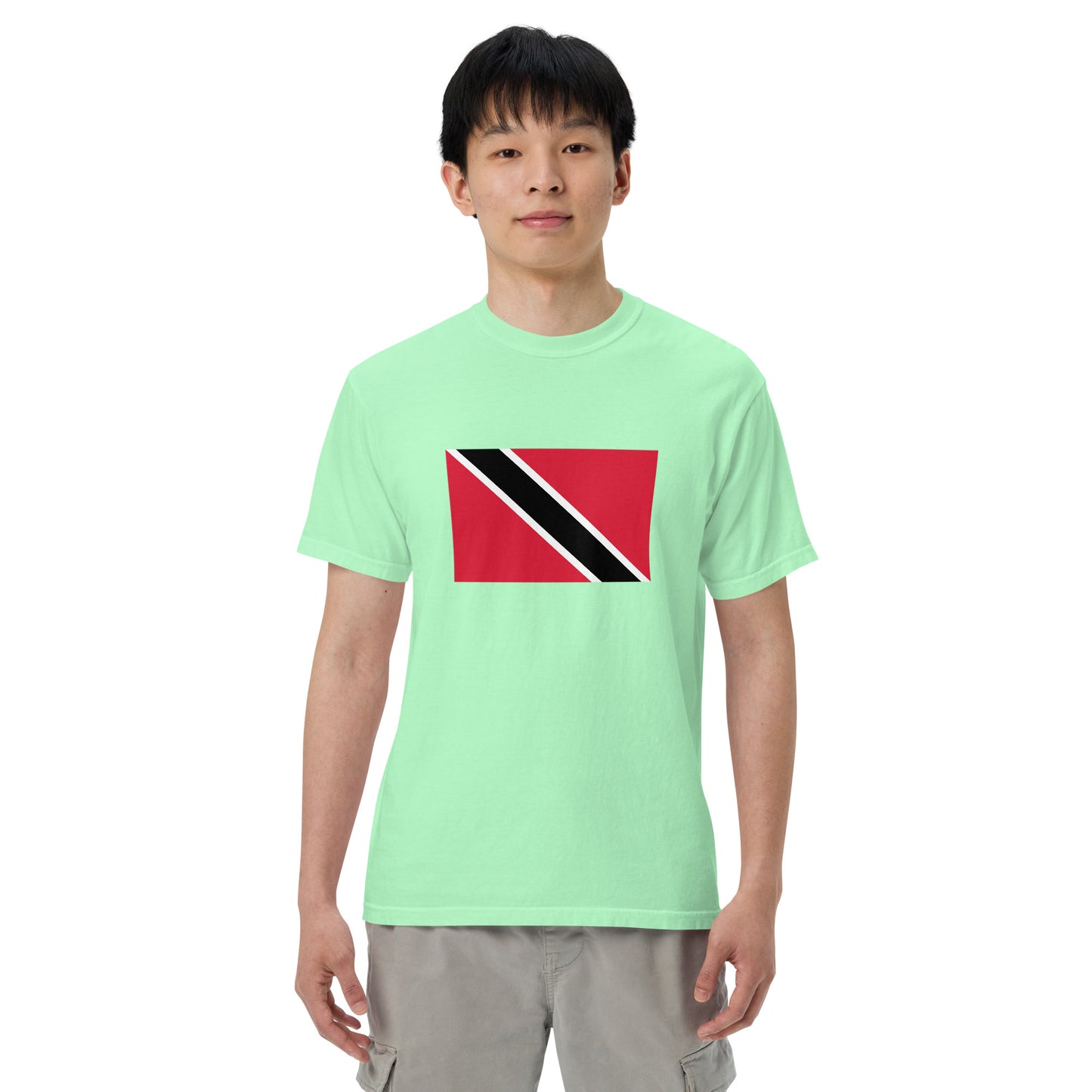 Trinidad heritage shirt, butter, size large