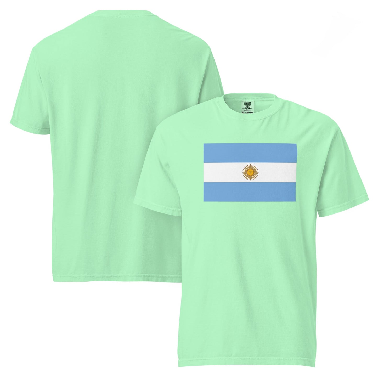 Argentina flag shirt in hemp, size small