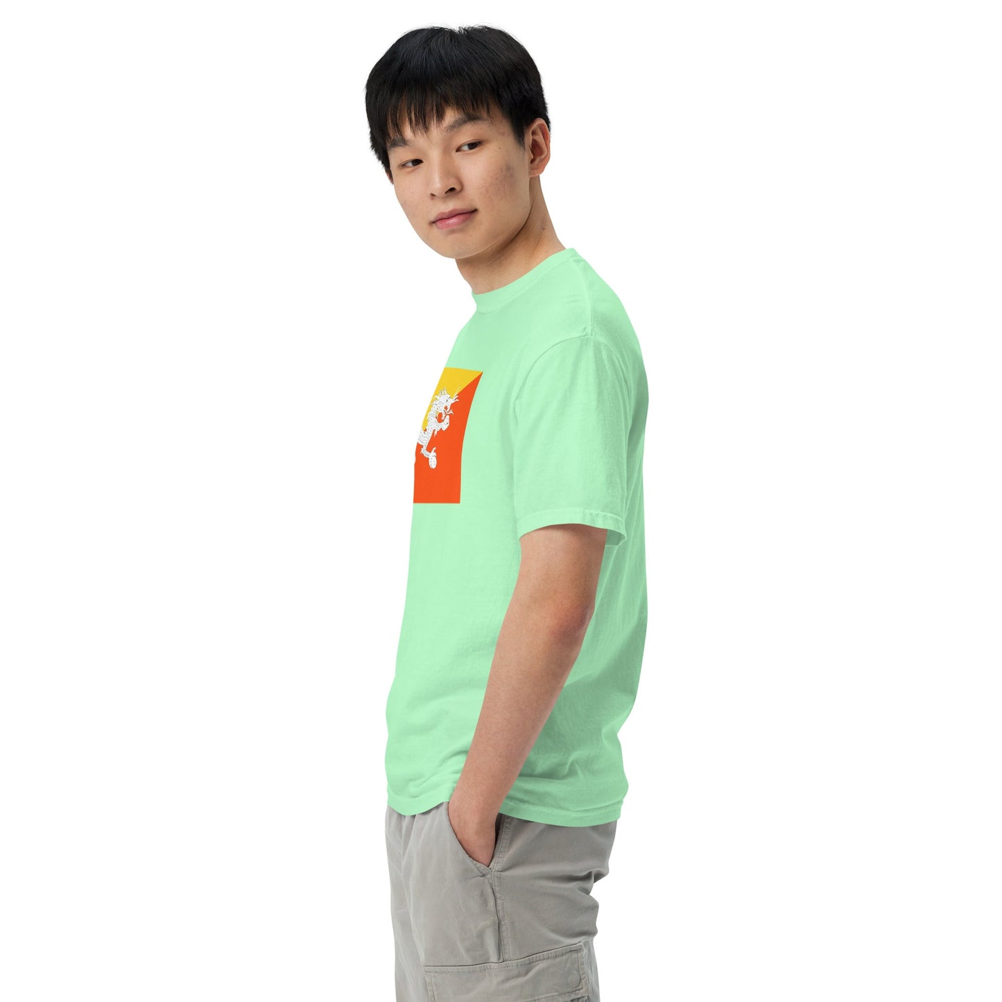 true navy flag shirt for Bhutan – size extra large