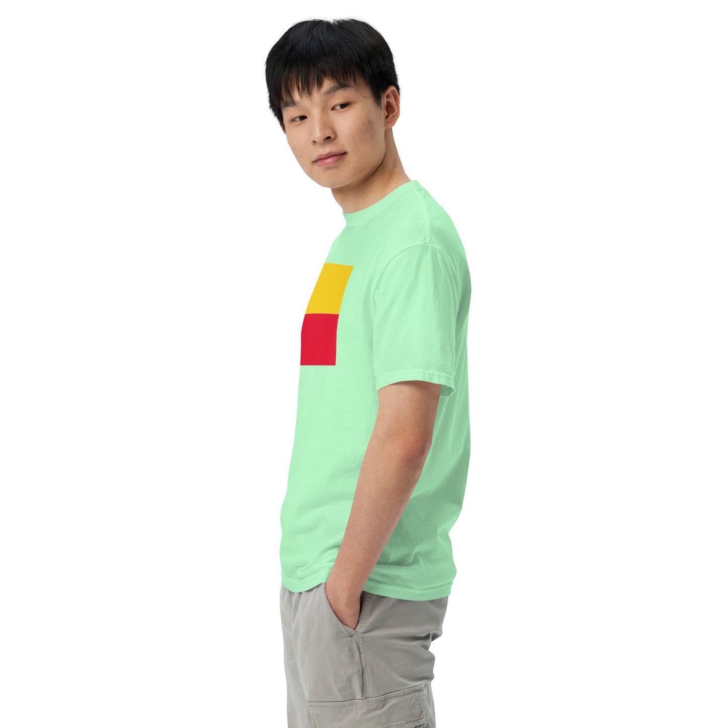 grape shirt with Benin flag design, small