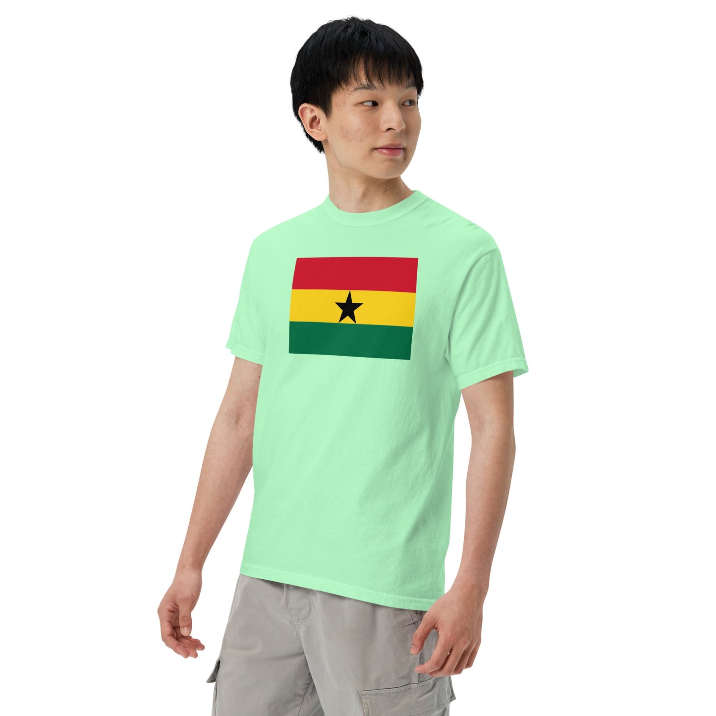 Ghana pride shirt in true navy – unisex, 4X large