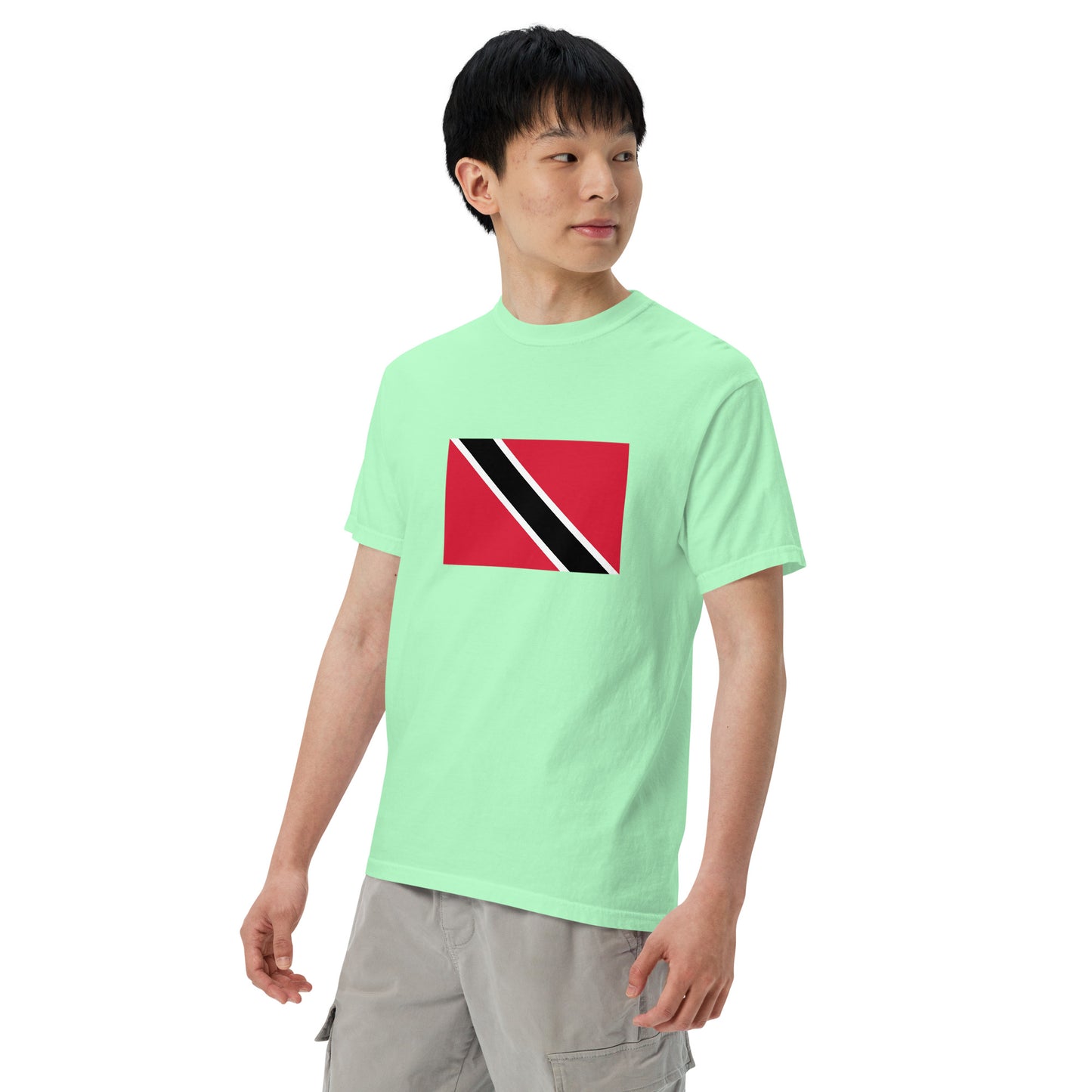 white flag shirt for Trinidad – size small