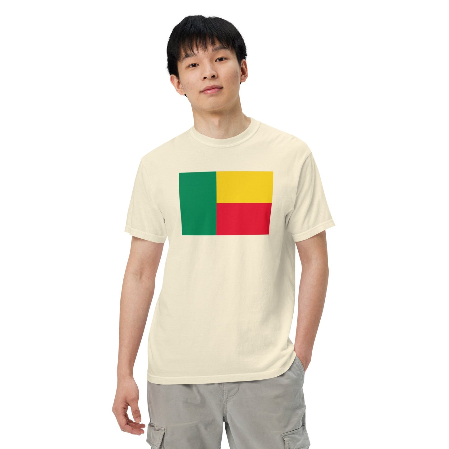 Benin heritage shirt, grape, size 4X large