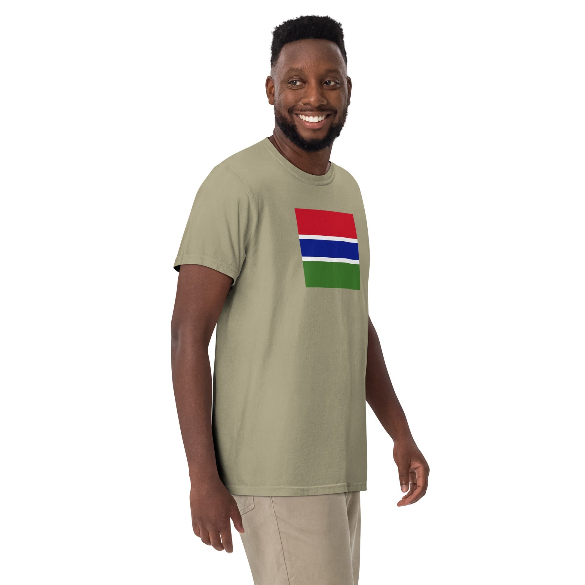 Gambia heritage shirt, true navy, size medium