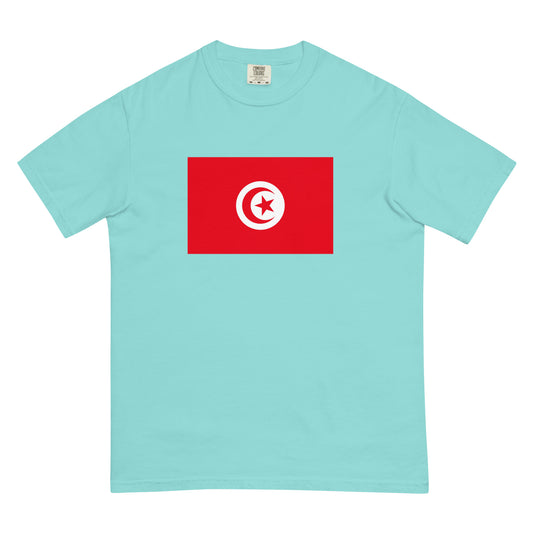 black shirt with Tunisia flag design, small
