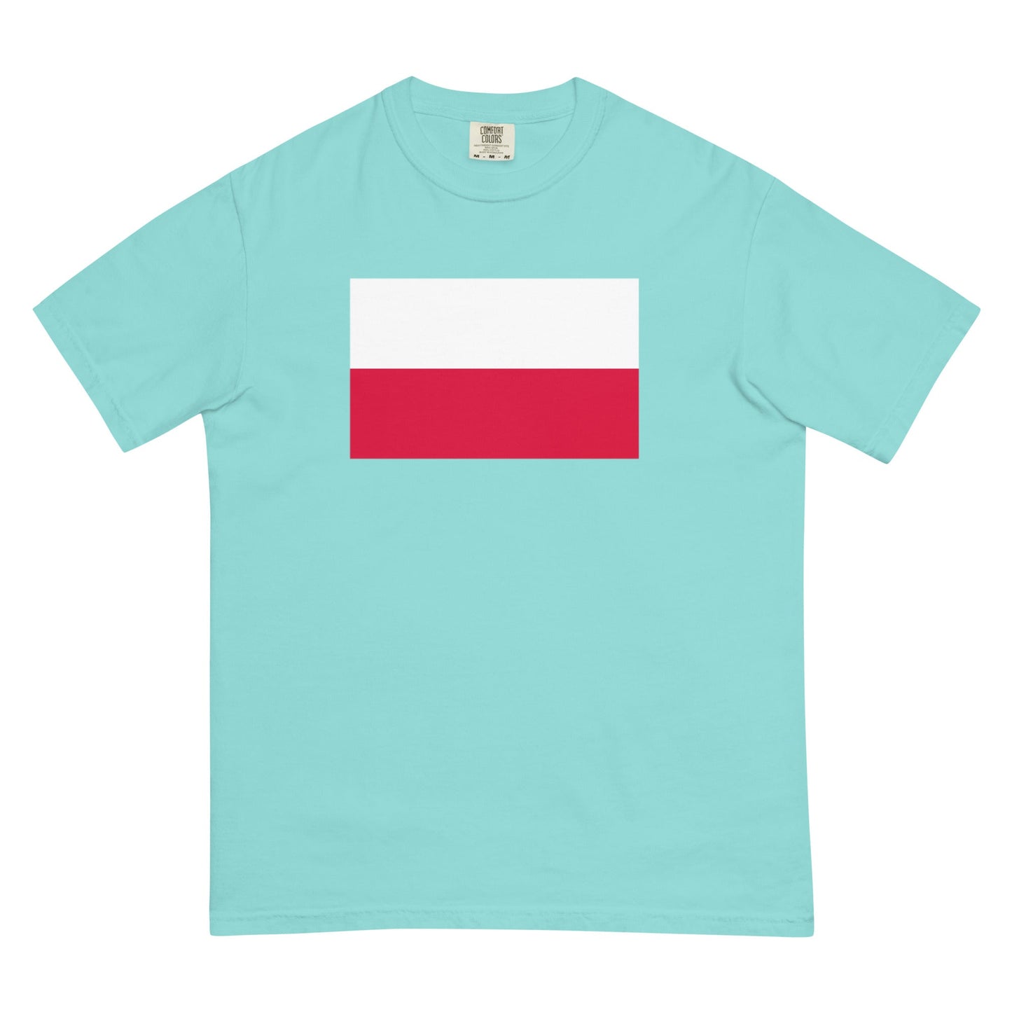Poland pride shirt in blue spruce – unisex, small
