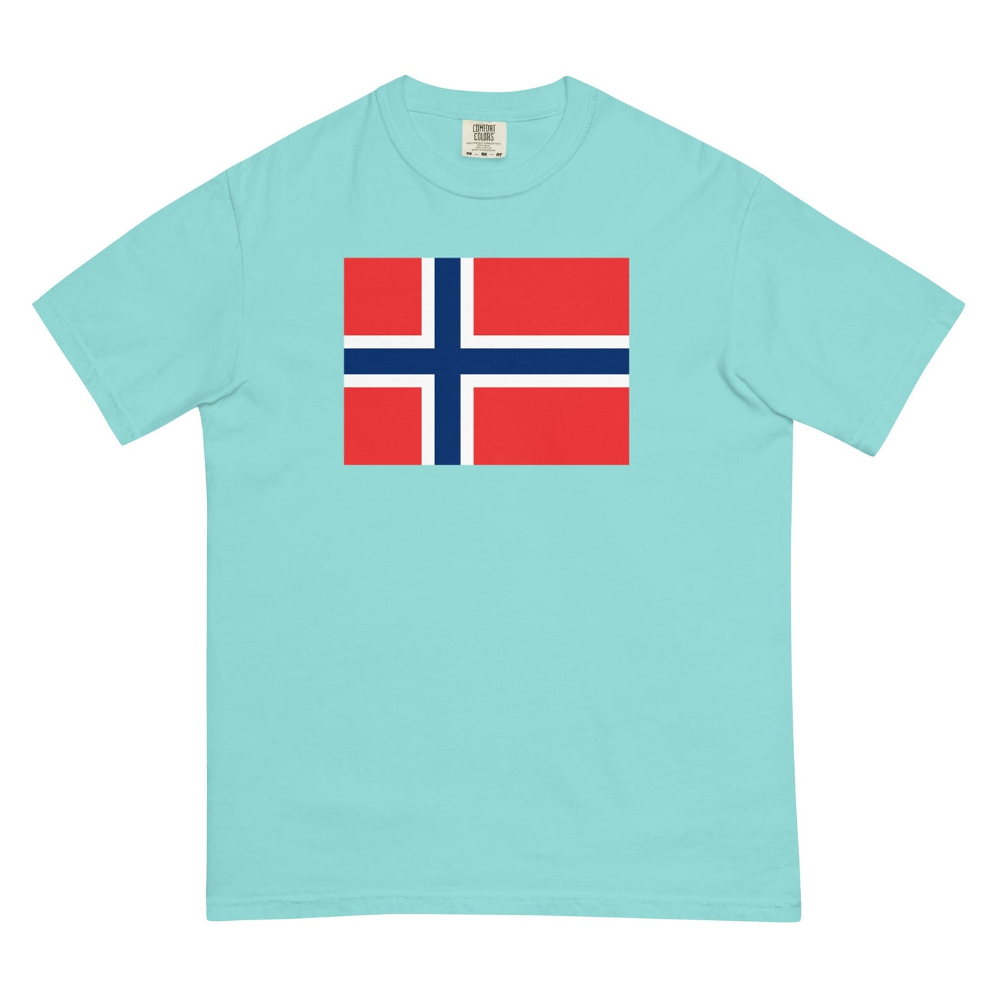 Flag tee representing Norway in true navy, extra large