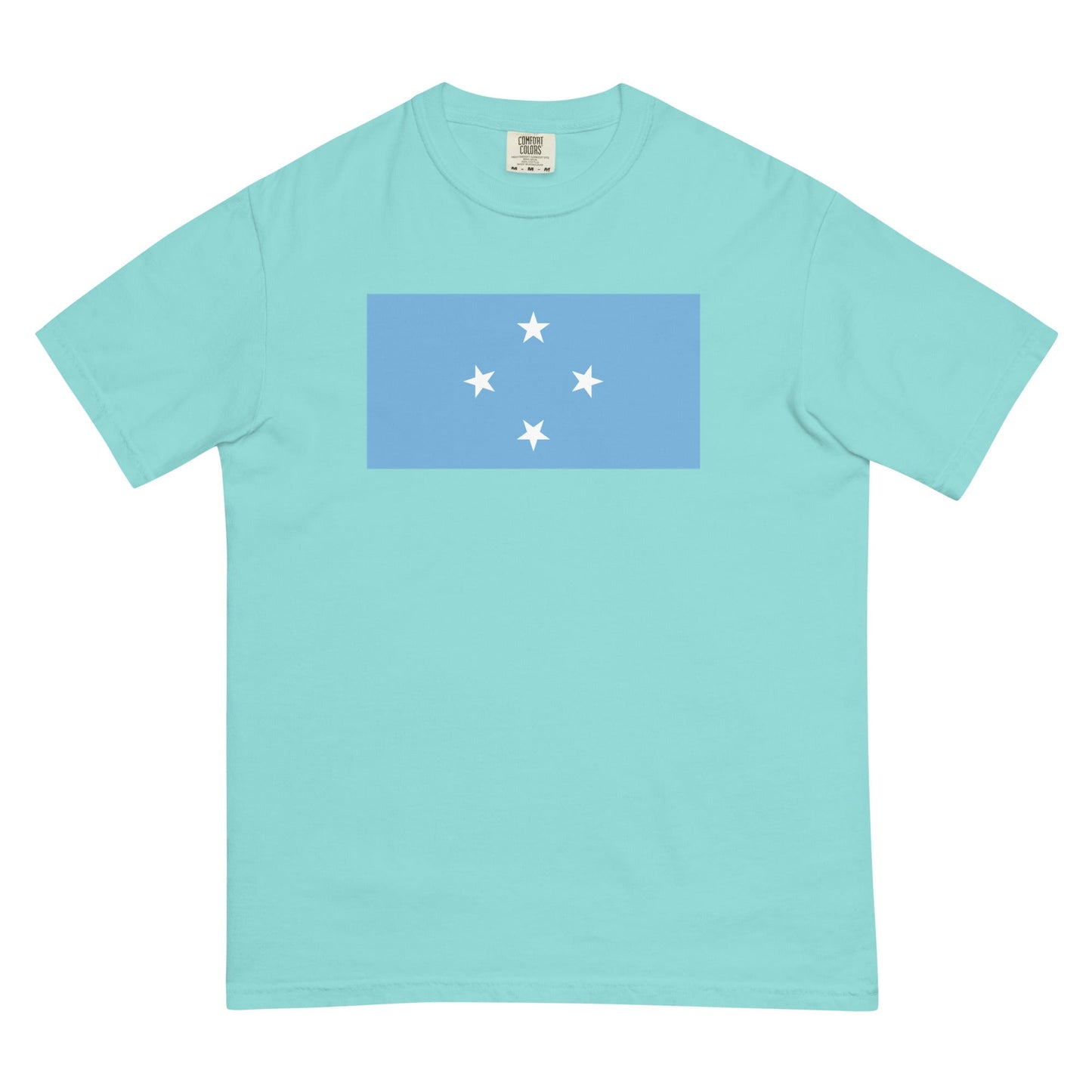 Micronesia heritage shirt, brick, size medium