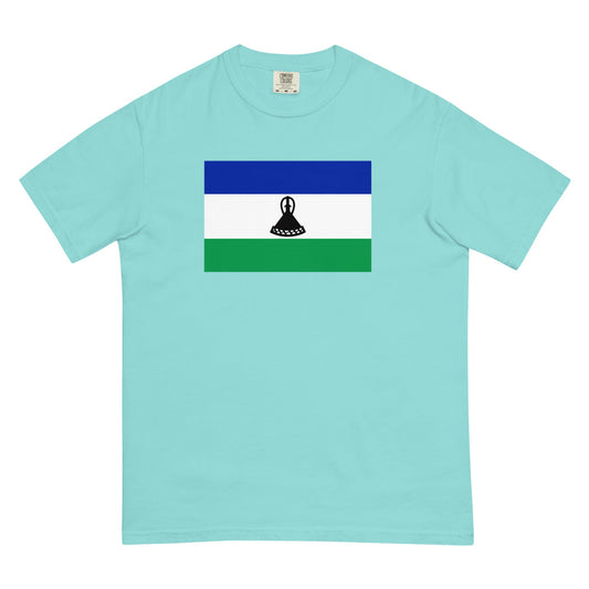 Lesotho heritage shirt, black, size small