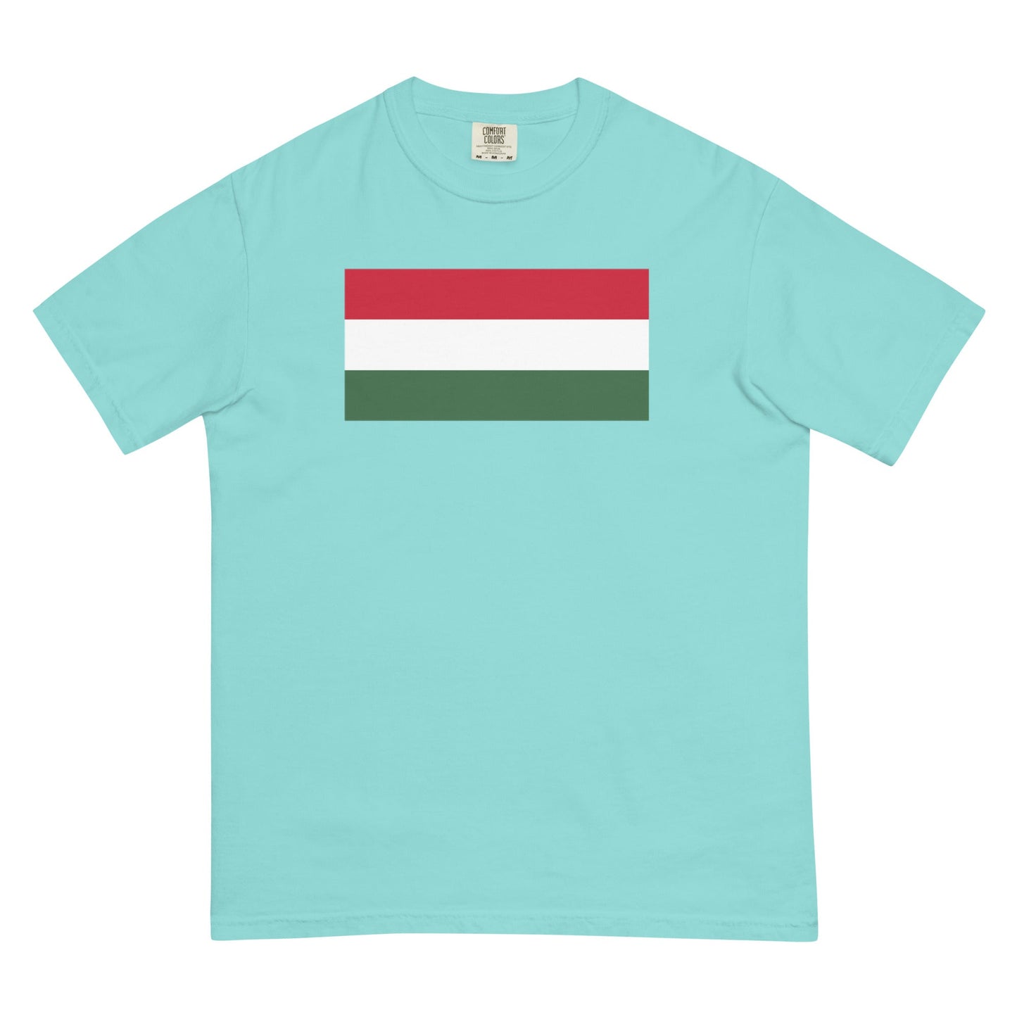 Stylish Iceland 1 flag t-shirt laid flat, large, espresso