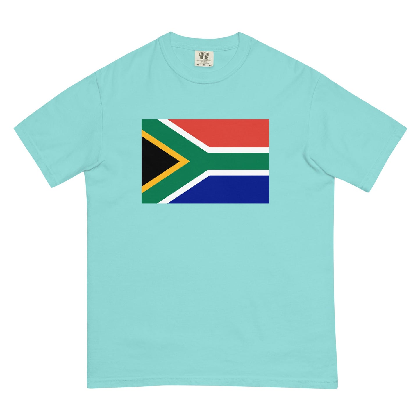 South Africa pride shirt in flo blue – unisex, medium