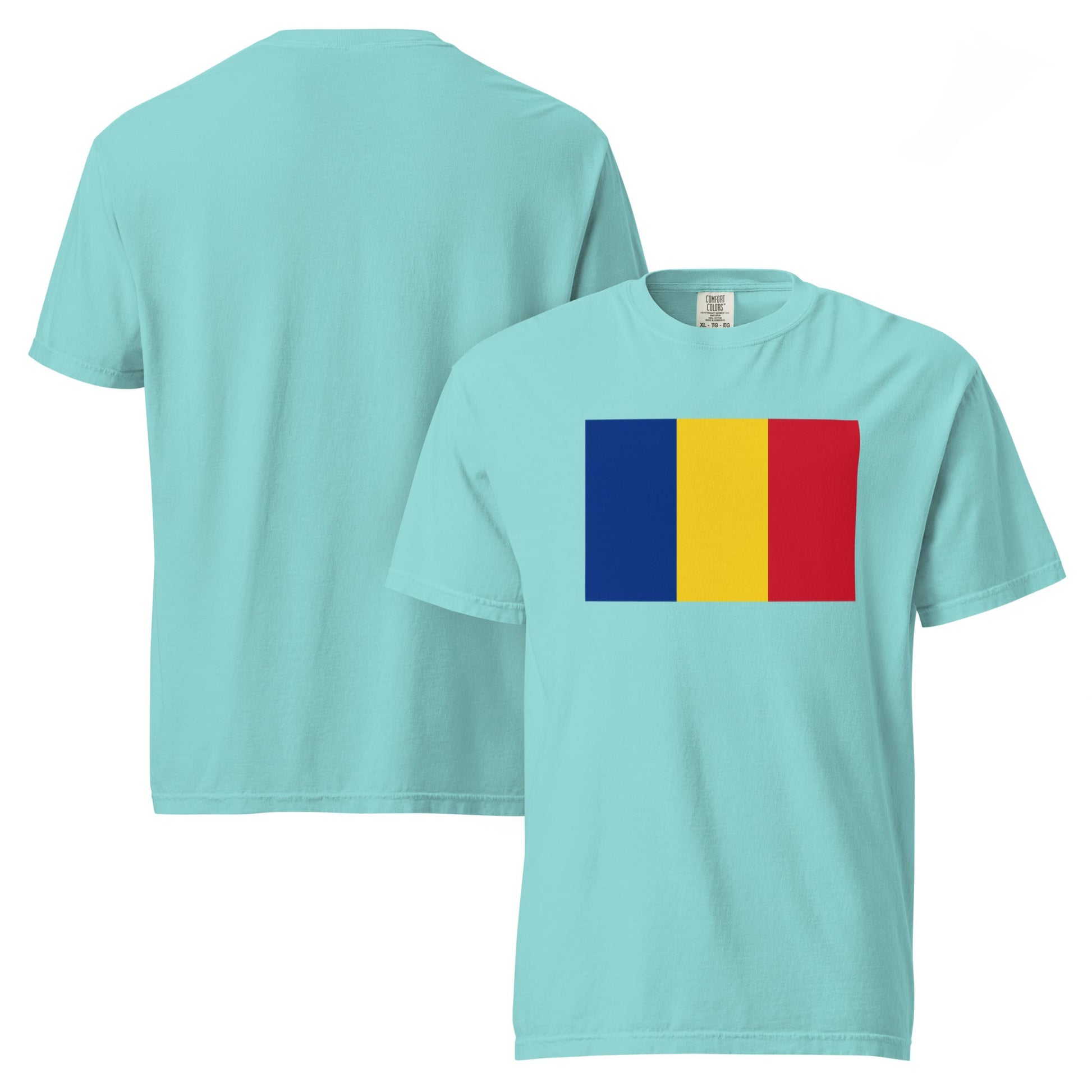 Romania pride shirt in black – unisex, 3X large