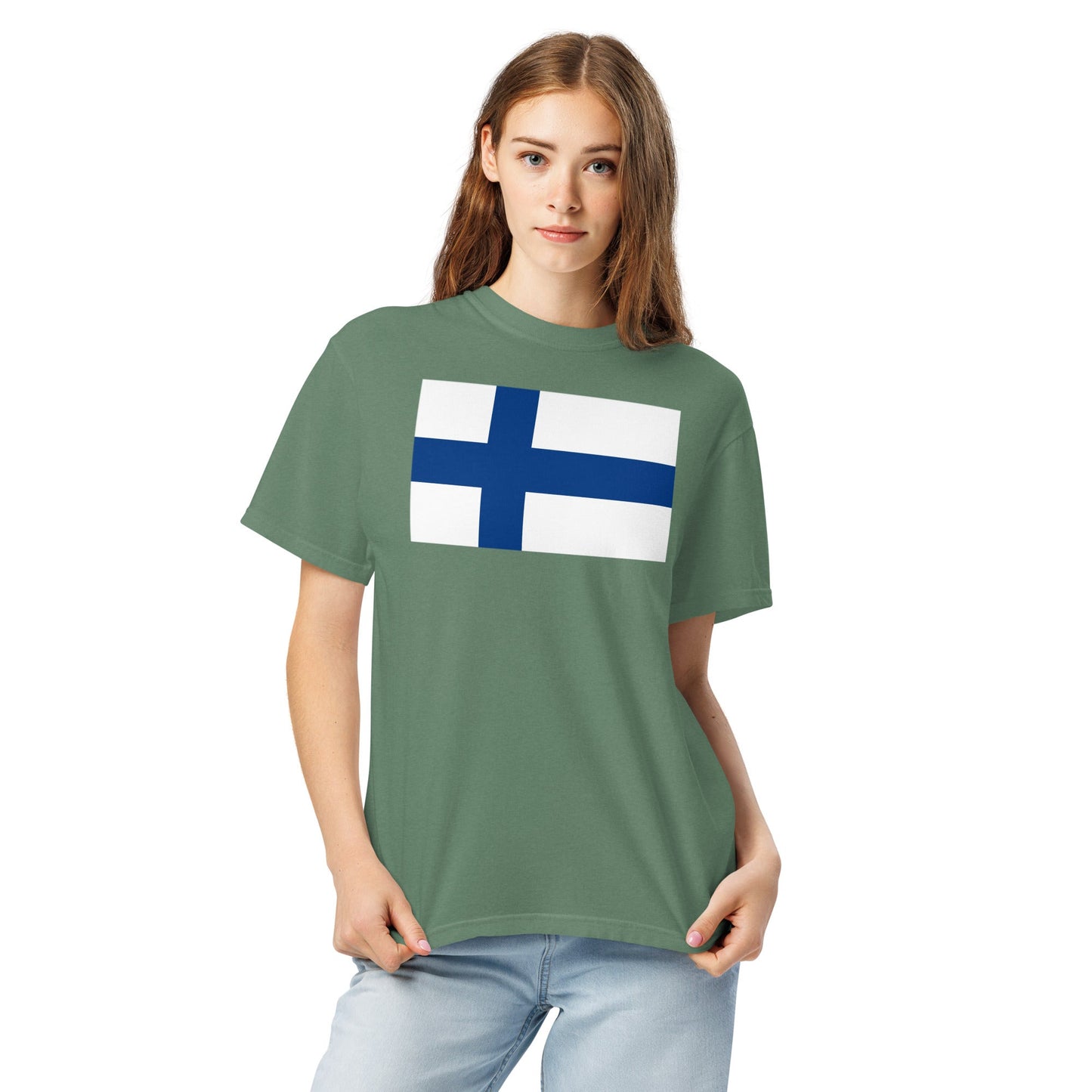 Bold France flag design tee in red, small