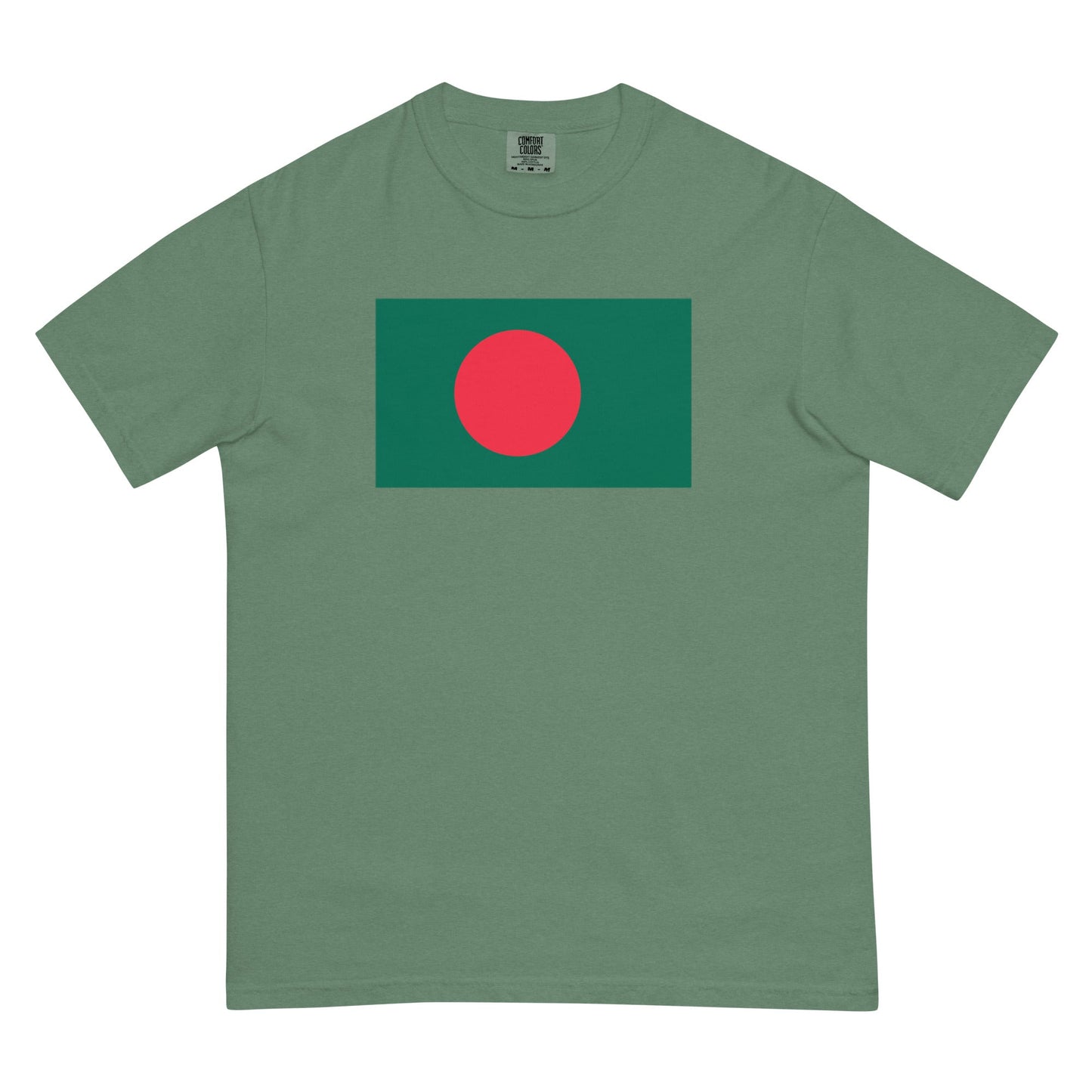 Bangladesh flag shirt in espresso, size large