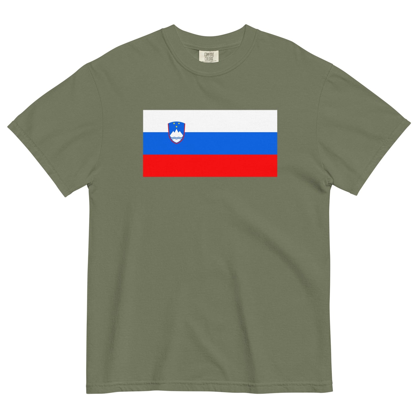 true navy shirt with Slovenia flag design, extra large