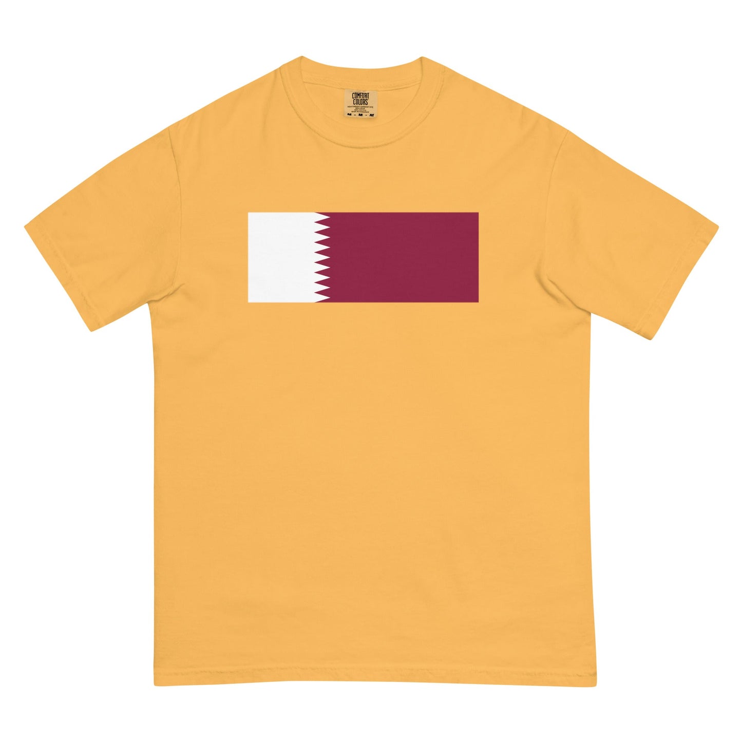 Qatar flag shirt in true navy, size extra large