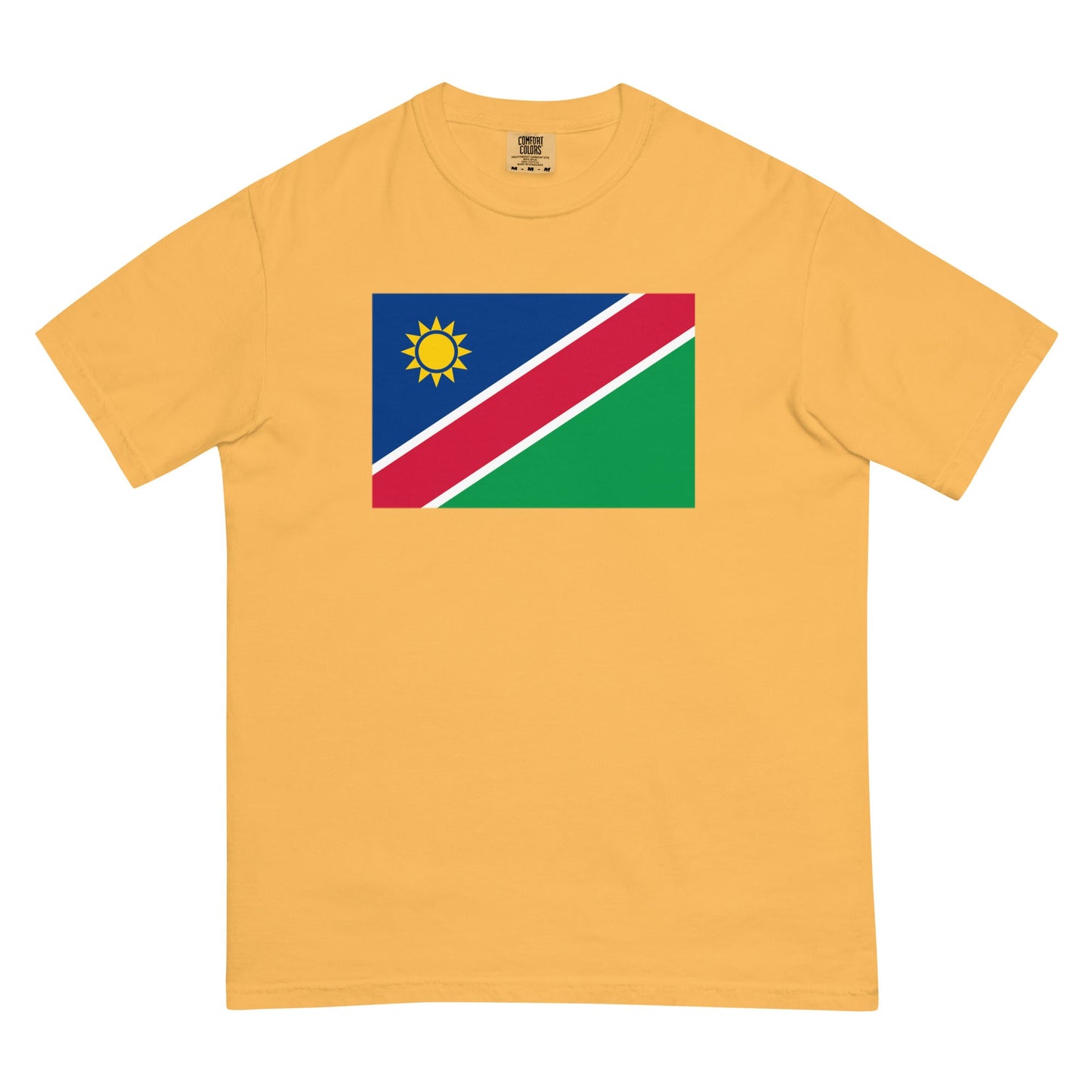 grape shirt with Namibia flag design, medium