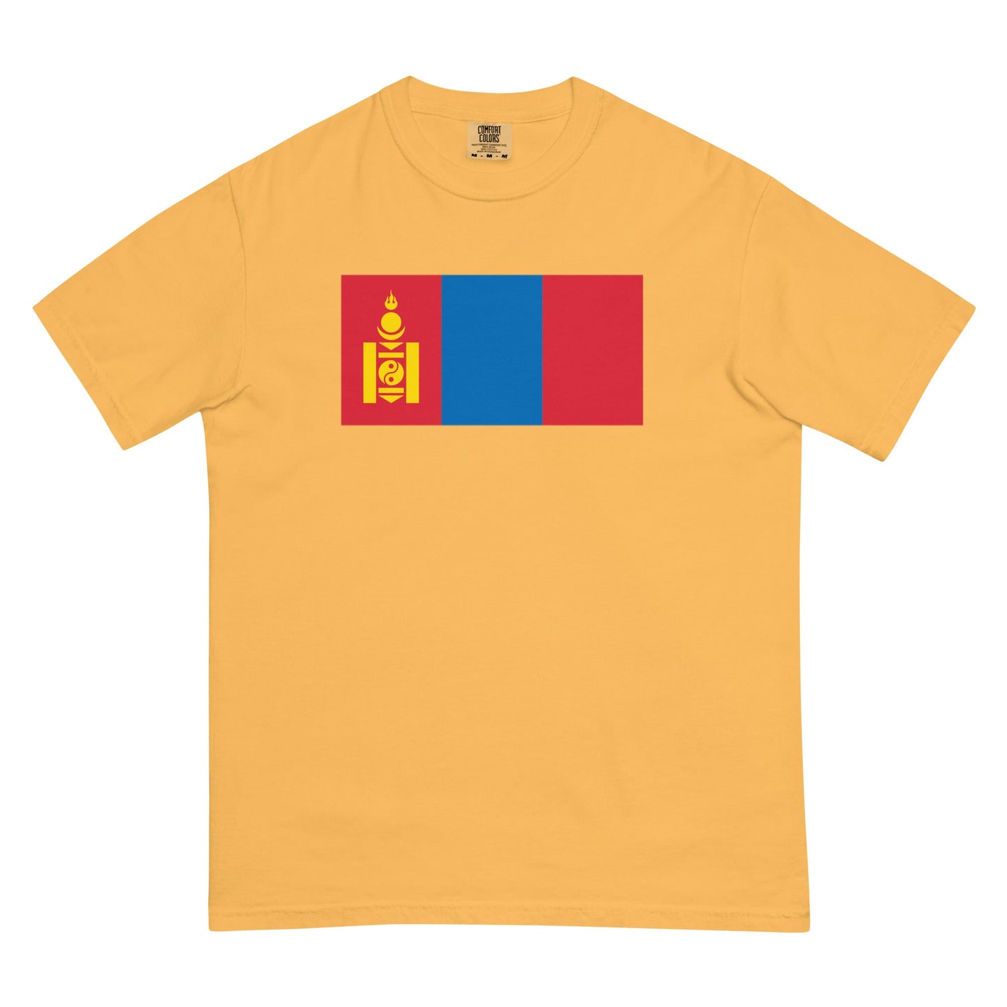 berry shirt with Mongolia flag design, medium