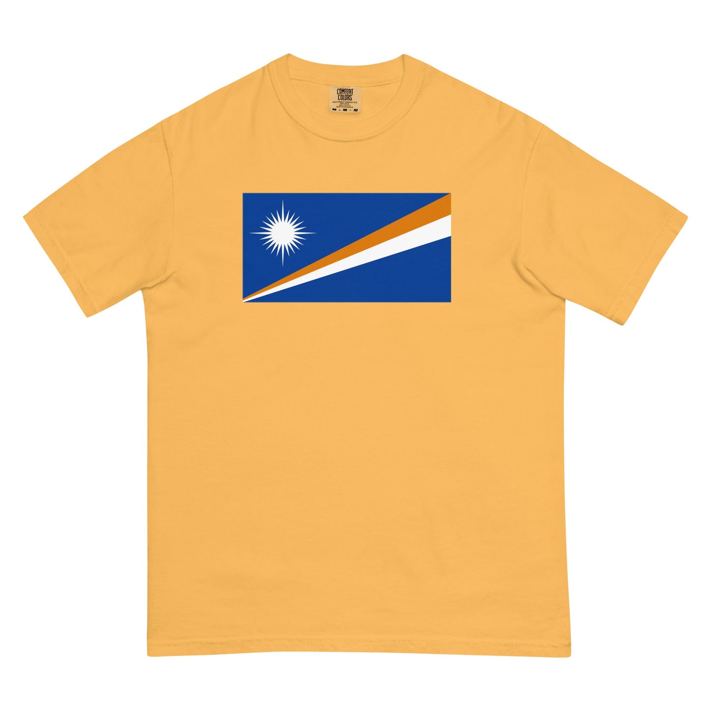 Marshall Islands flag shirt in true navy, size 4X large