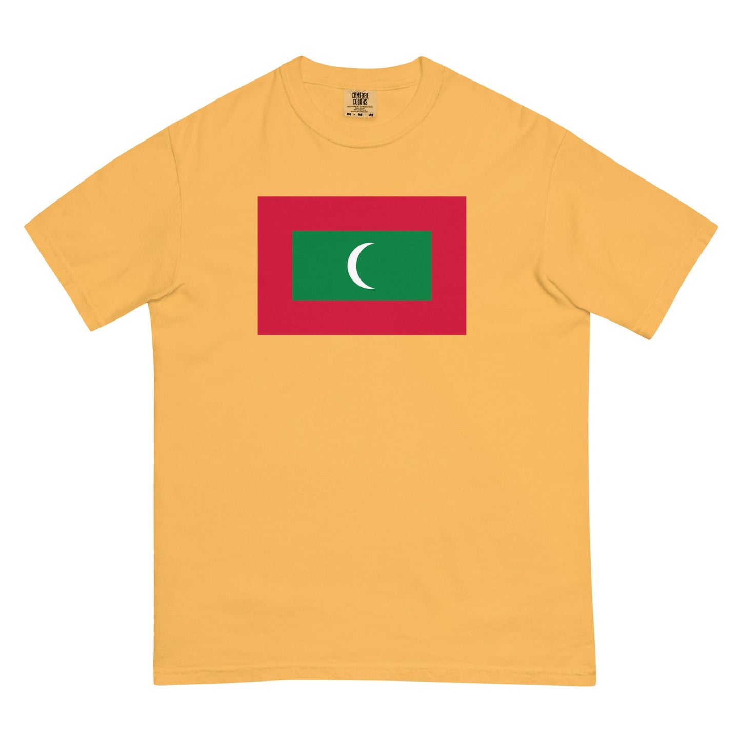 Flag tee representing Maldives in brick, 4X large
