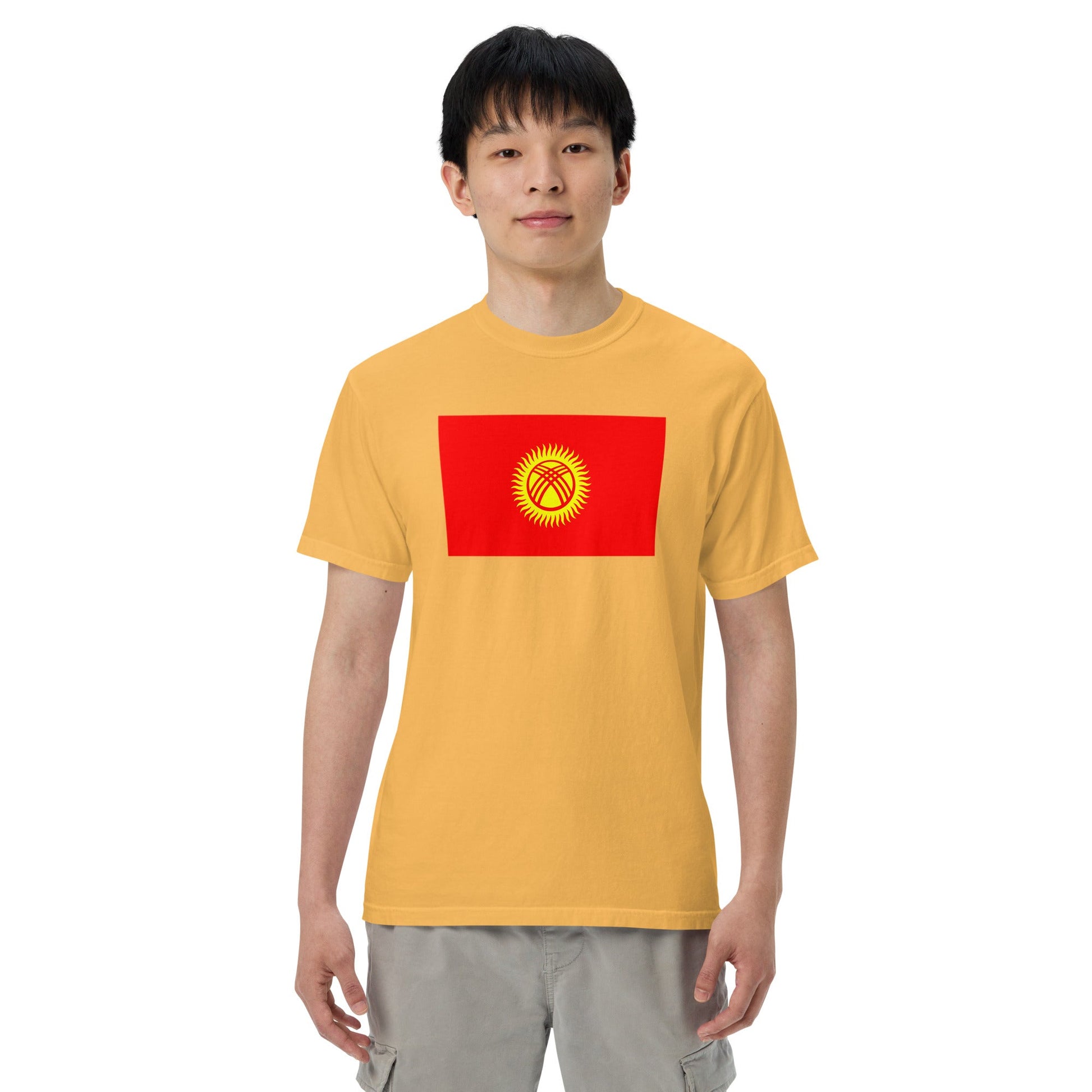 Kyrgyzstan heritage shirt, true navy, size 3X large