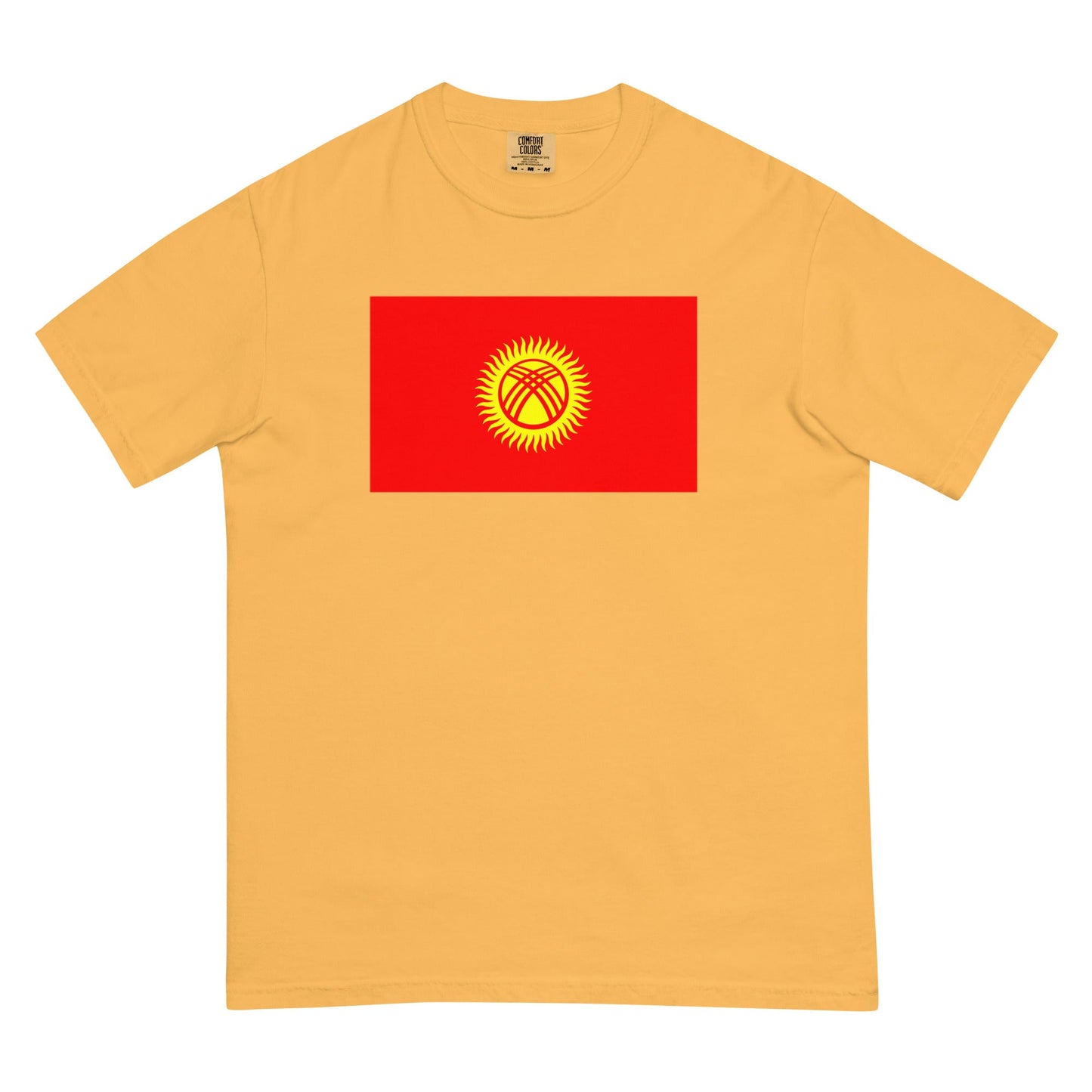 Kyrgyzstan pride shirt in black – unisex, small