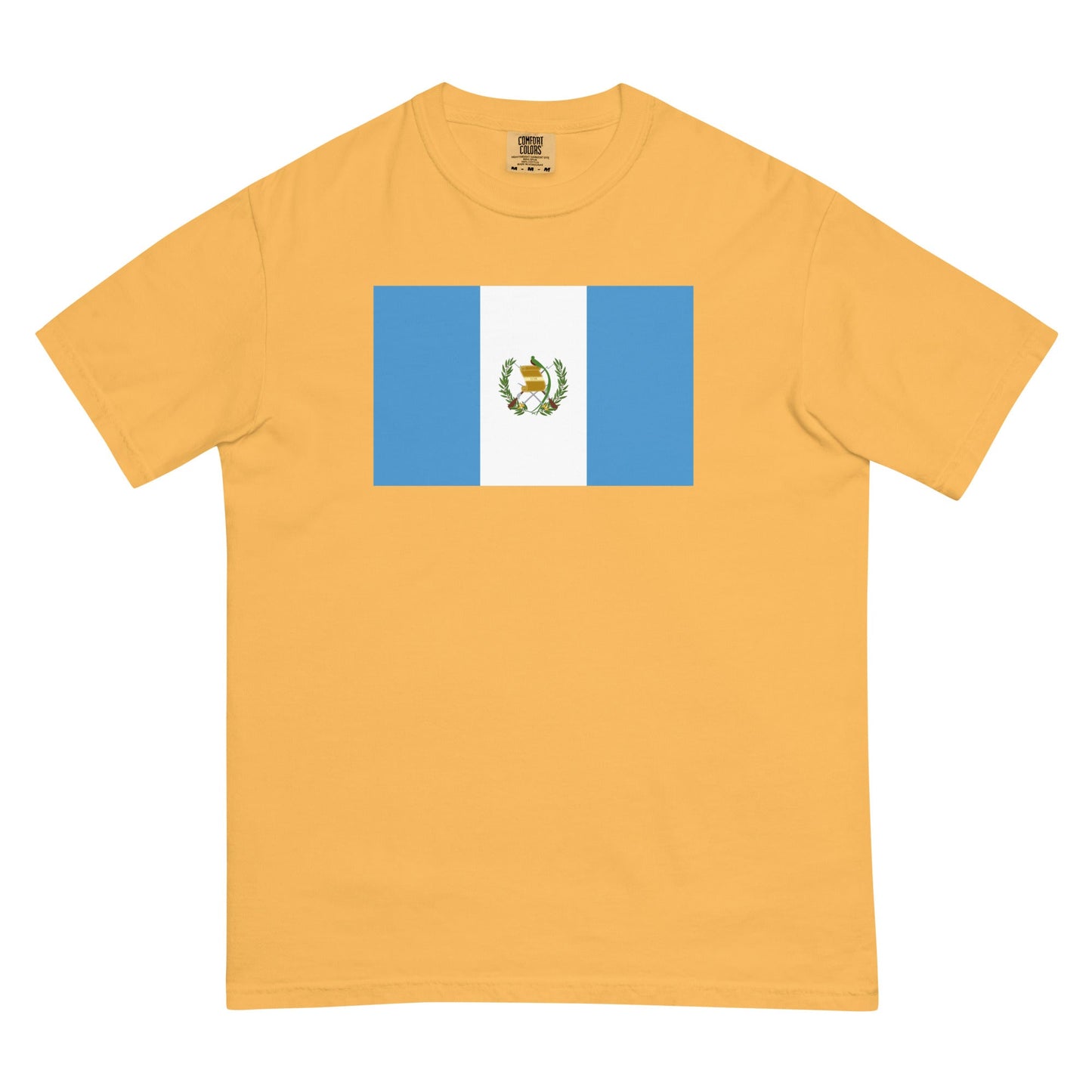 Flag tee representing Guatemala in espresso, medium