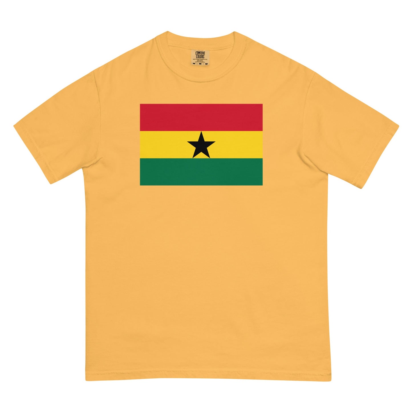 Ghana flag shirt in berry, size extra large